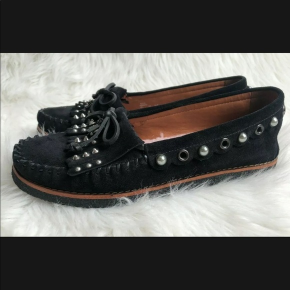 Coach Rocassin Suede Slipon Embellished Moc - Picture 7 of 12